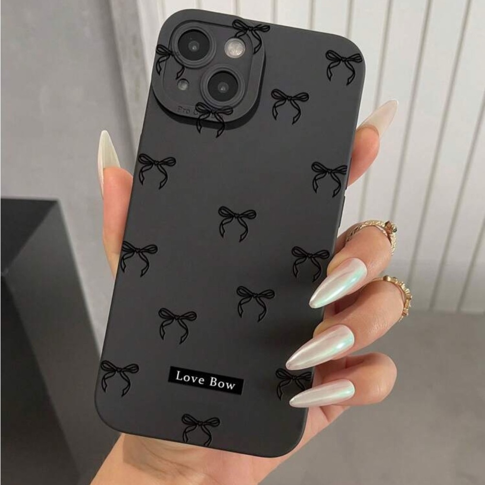 Black Bow iPhone Case